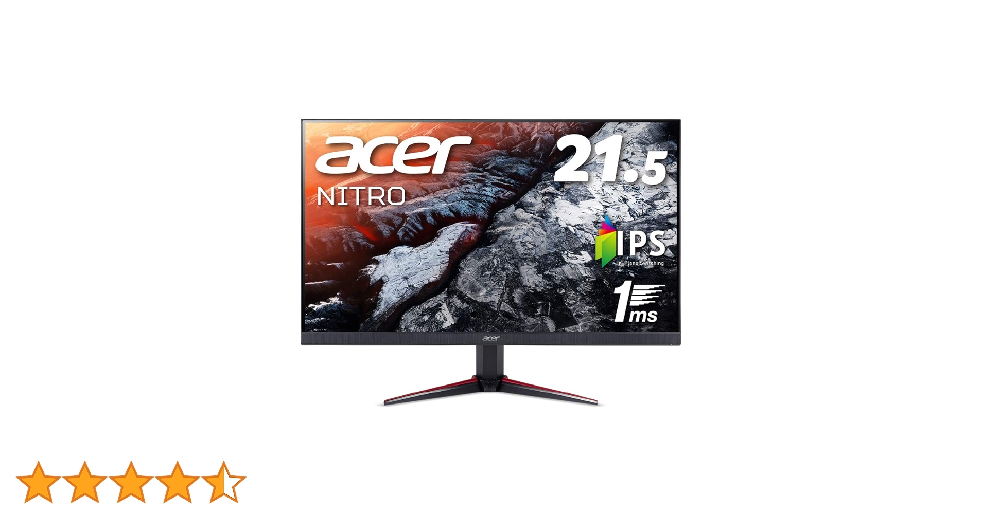 E719★　Acer ゲーミングモニター  VG220Qbmiifx　2021年 Amazon.co.jp: Acer ゲーミングモニター ディスプレイ Nitro